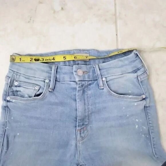 MOTHER Sacred Looker in Nice Shot Light Wash Skinny Size 24 - Picture 8 of 11
